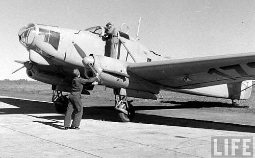 Photo of Jagdgeschwader 5 aircraft with &quot;Eisbär&quot; shield