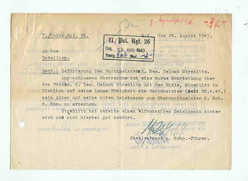 SS Polizei BN 26 Document for review