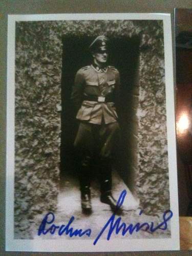 Rochus Misch Autograph