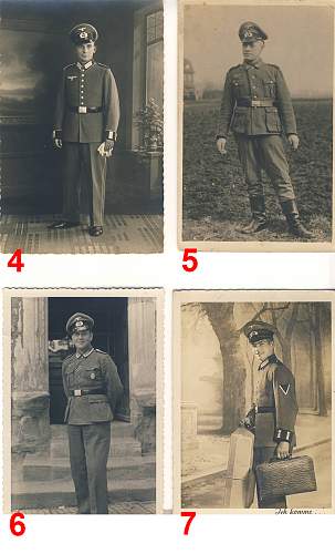 German soldier photos in uniform questions