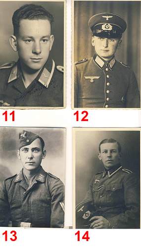 German soldier photos in uniform questions