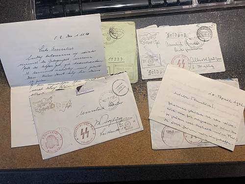 Soldiers letters home SS Totenkopf Inf Rgt 3 SS Eigentum