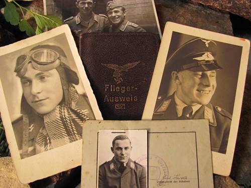 My Luftwaffe Stuka Pilot Grouping - Emil Herdle