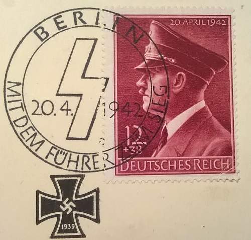 Unit stamps and propaganda stamps from 3rd Reich