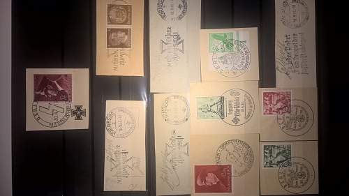 Unit stamps and propaganda stamps from 3rd Reich