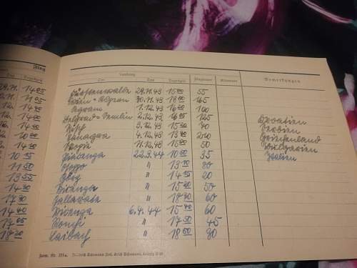 ww2 german flugbuch need help understanding it