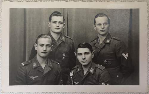 Some portraits of soldiers with Schützenschnur and other things