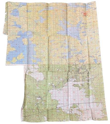 A pair of large unit-marked maps