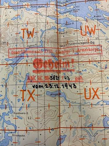 A pair of large unit-marked maps