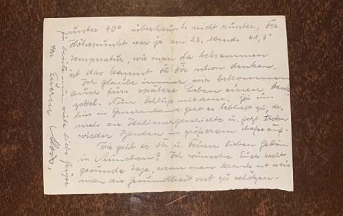 WW2 Era Letter written by German Soldier in Greece. Speaks of having Malaria.