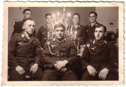 Some portraits of soldiers with Schützenschnur and other things