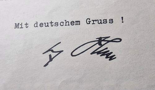 Letter of reply from the Reich Chancellery in Berlin to an automobile club