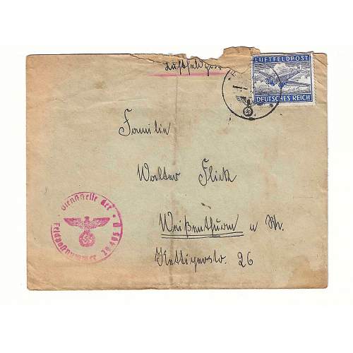 WW2 Era Letter Written by German Soldier in Stalingrad.
