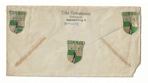Letter Written by Young German Boy to a Former American G.I. who he had spent time with While in Germany During WW2.
