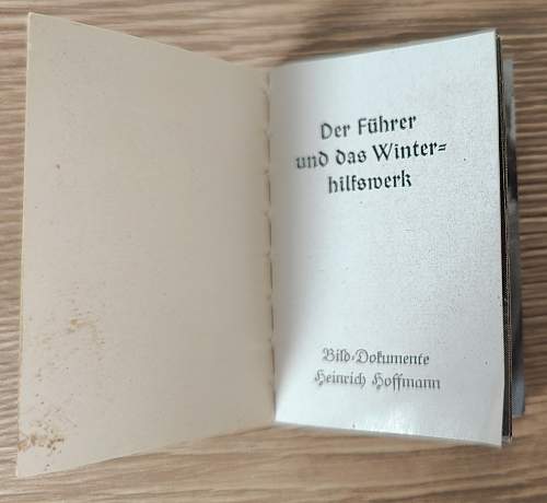 super small Winterhilfswerk book
