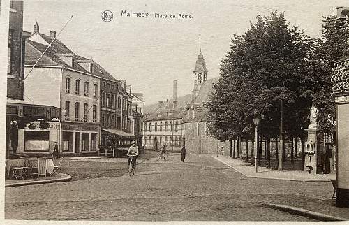 La Place de Rome, Malmedy Then and Now.