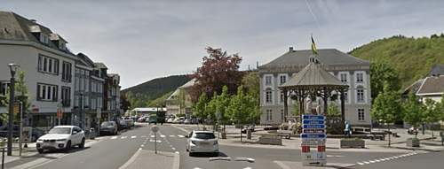 La Place de Rome, Malmedy Then and Now.