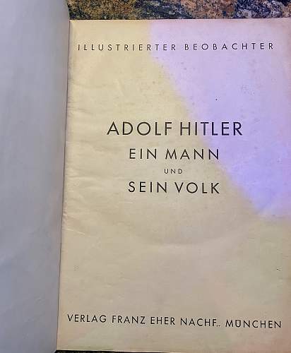 Adolf Hitler 'Ein Mann und sein Volk' Magazine