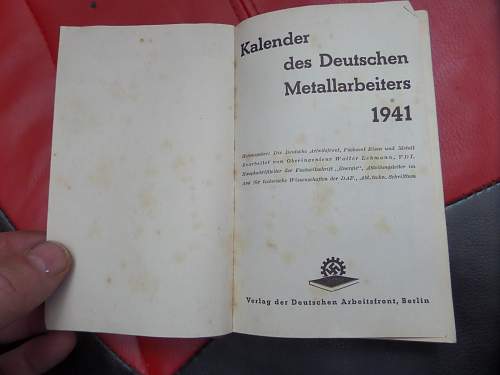 1941 Metal Worker Kalender