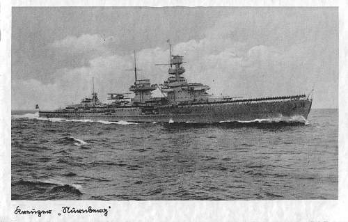 Nuremberg (Cruiser) Postcard