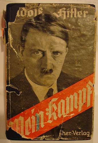 1941 Mein Kampf edition - Signed by Josef Burckel and Stamped with Nazi Insignia