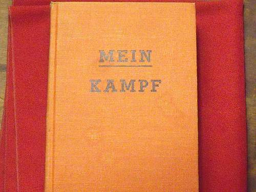 1941 Mein Kampf edition - Signed by Josef Burckel and Stamped with Nazi Insignia