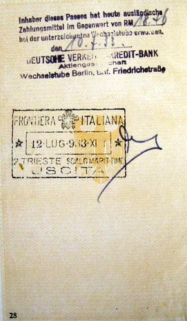 hand-written in German