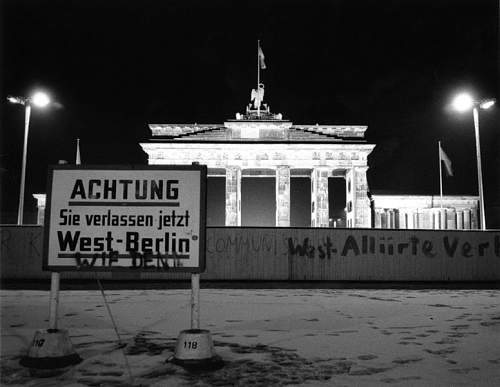 Brandenburg Gate - Then and now