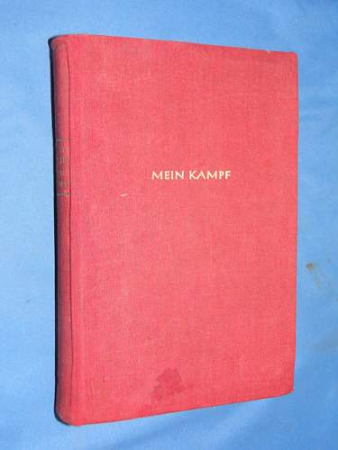 Wwii german mein kampf book