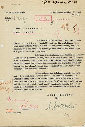 Himmlers signature