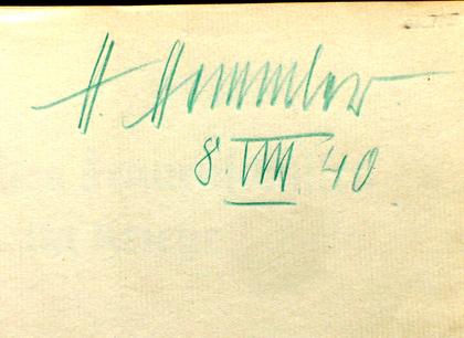 Himmlers signature