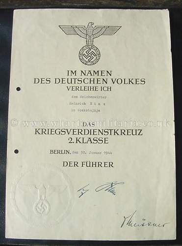 Is this hitler signature any good?