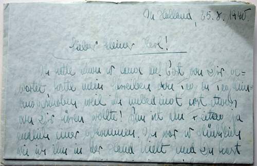 SS Feldpost Letter Arnhem Aug 1944