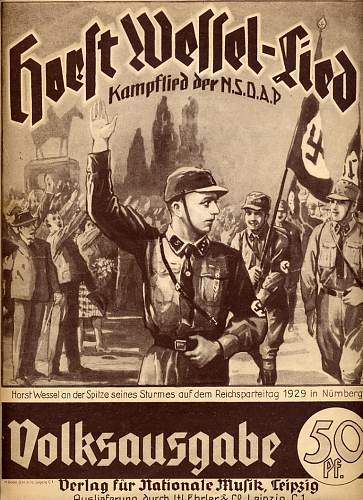 Horst Wessel Sheet Music, Need Help