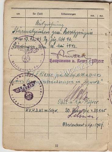 Share your Panzer Related Award Documents (Verleihungsurkunde)