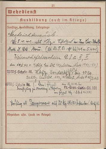 Share your Panzer Related Award Documents (Verleihungsurkunde)