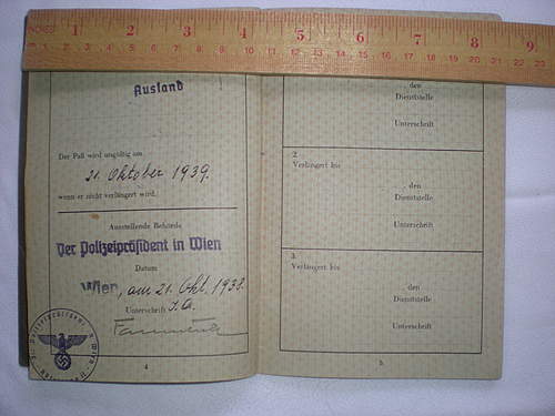 WWII German JEWISH Passport REISEPASS Red &quot;J&quot; on first page QUESIONS...