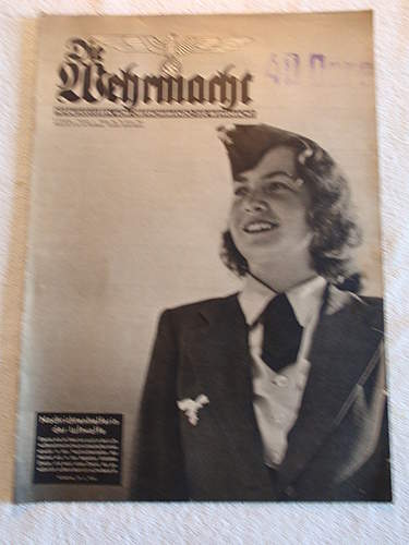 Nice Magazine &quot;Die Wehrmacht&quot; from 1941