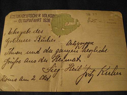 Hitler postcard help