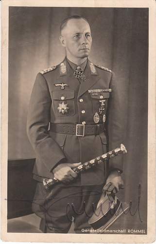 My last attempt to own a Rommel signed photo!!!!