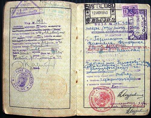 Last passport issued by the Third Reich?