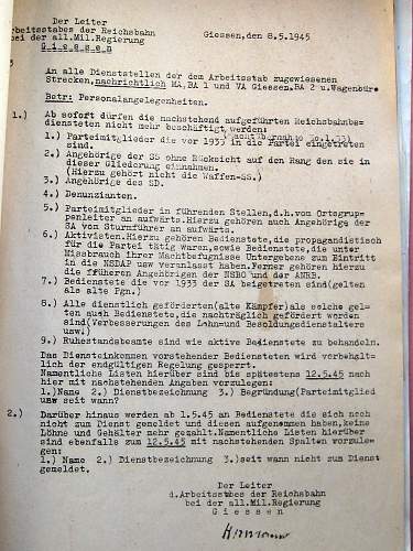 Translation of German Political Prisoner documents?