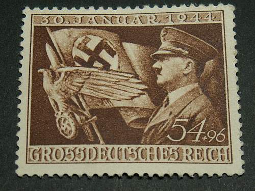 11th anniversary of Hitlers coming to power stamp