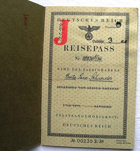 Austrian passport 1938...