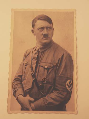 Postcard with Hitler