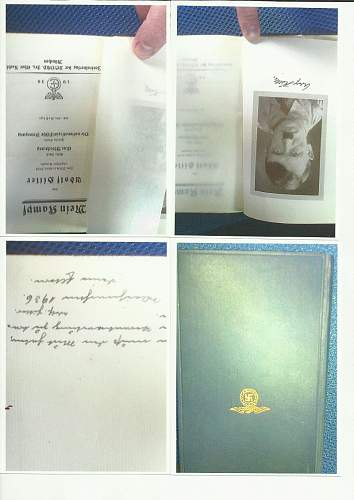 1936 Adolf Hitler Mein Kampf SIGNED ADOLF HITLER