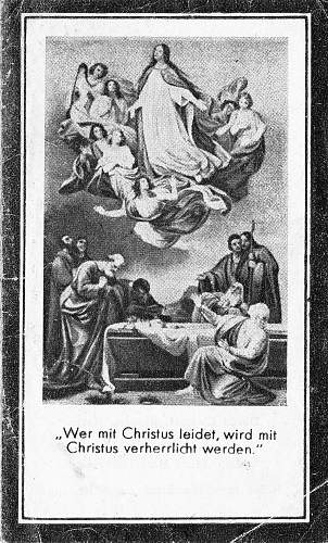 Share Your Death Card (Sterbebilder) - Religious Scene (only)