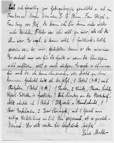 Letters From German Officer.