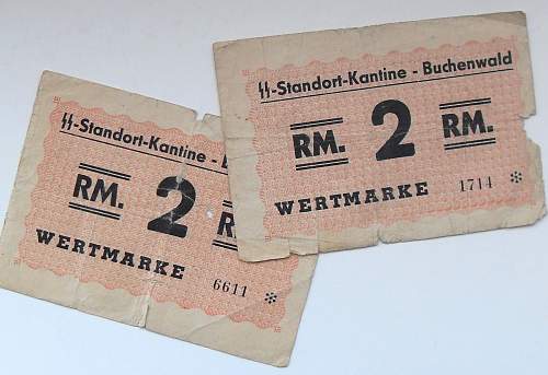 Konzentrationslager Buchenwald credit tokens