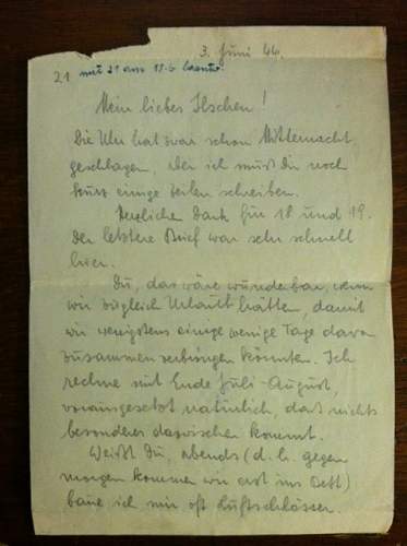 June 5th 1944 Dated Feldpost Translation